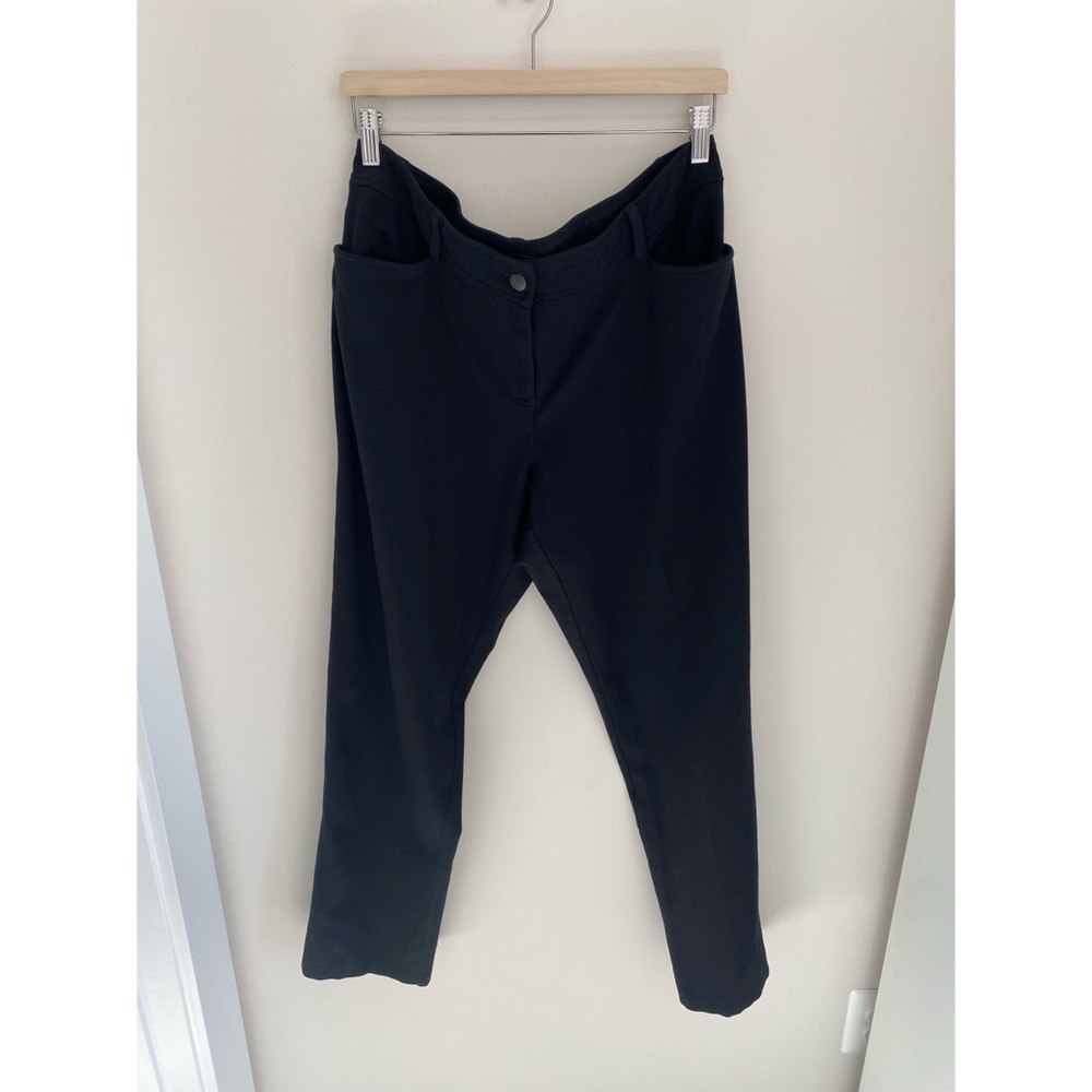 Eileen Fisher stretch ponte‎ slim straight leg pant size large